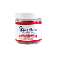 Load image into Gallery viewer, Full Spectrum CBD Gummies Strawberry